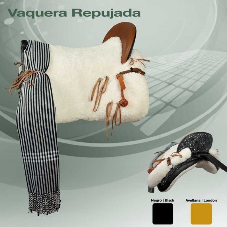 Silla Zaldi Campera Vaquera Repujada (Completa)
