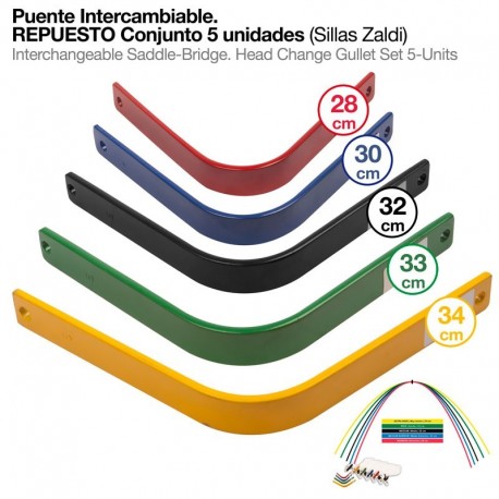 Puente Repuesto GS conjunto 5uds. en Silla Zaldi