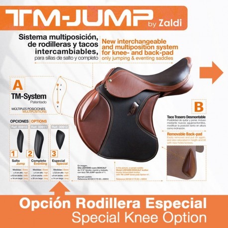 Rodillera Opción Silla Zaldi TM-Jump Nº3