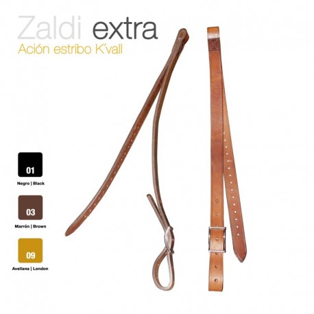 Ación estribo K'Vall cuero
