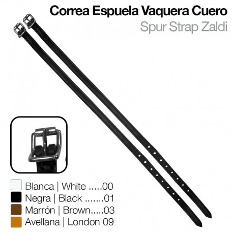 Correa espuela Inglesa Zaldi Extra