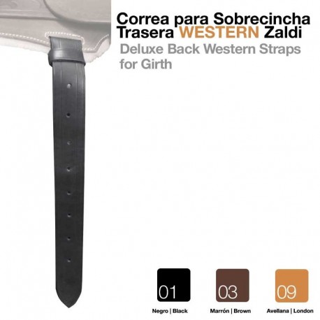 Correa Zaldi para sobrecincha trasera Western