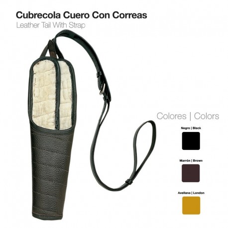 Cubrecolas cuero con correas