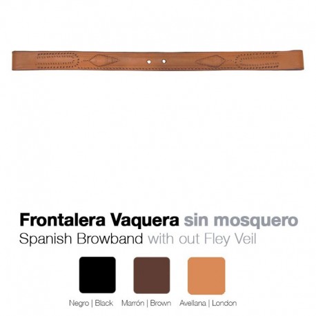 Frontalera Vaquera Zaldi sin mosquero