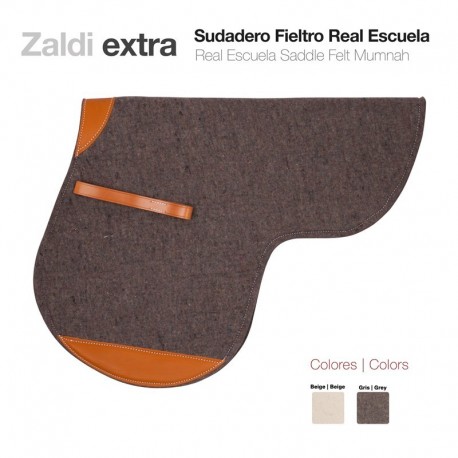 Sudadero Zaldi Extra fieltro Real Escuela