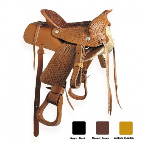 Silla Western Trenzada 13 486-P