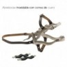Abrebocas Inox con correa cuero