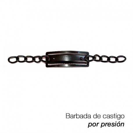 Barbada de castigo por presión pavonado