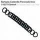 Barbada cadenilla pavonado/inox