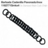 Barbada cadenilla pavonado/inox