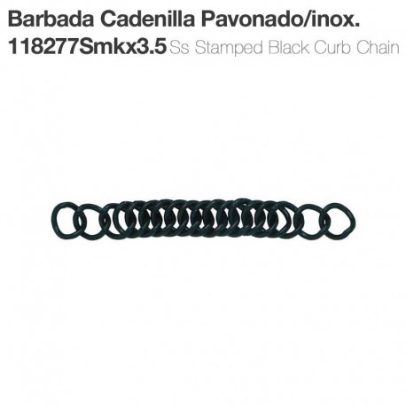 Barbada cadenilla pavonado/inox