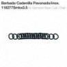 Barbada cadenilla pavonado/inox