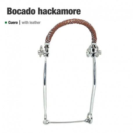Bocado Hackamore cuero