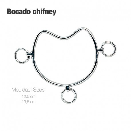 Bocado Chifney cromado