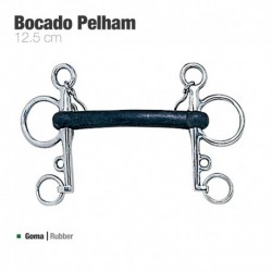 Bocado Pelham goma económico