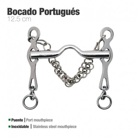 Bocado Portugués inox Rocío