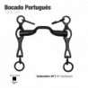 Bocado Portugués embocadura 45º pavonado