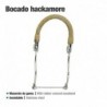 Bocado Hackamore inox goma
