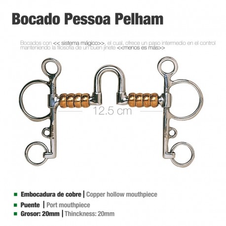 Bocado Pessoa Pelham bolas