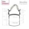 Bocado Felix Brasseur Movible
