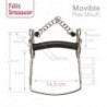 Bocado Felix Brasseur Movible