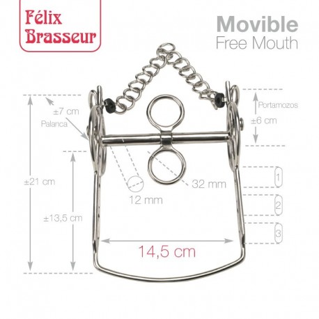 Bocado Felix Brasseur Movible