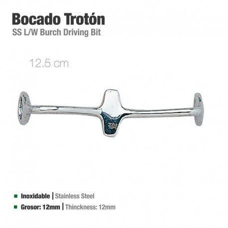 Bocado Trotón inox