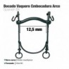 Bocado vaquero barra curva embocadura arco