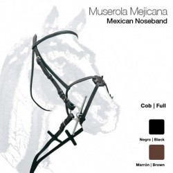 Cabezada montar muserola Mejicana