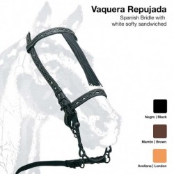 Cabezada Vaquera Repujada