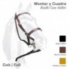 Cabezada cuadra montar cuero