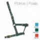 Cabezada cuadra nylon potro