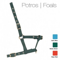 Cabezada cuadra nylon potro