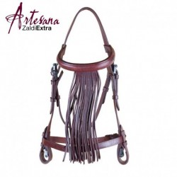 Cabezada Vaquera Zaldi Extra artesana con ahogadero