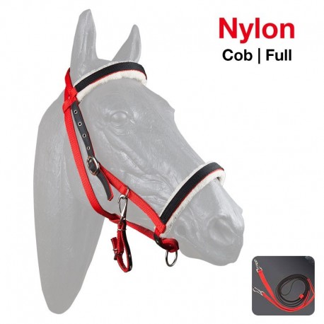 Cabezada cuadra montar nylon