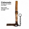 Cabezada para vaca con cadena
