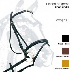 Cabezada montar rienda goma