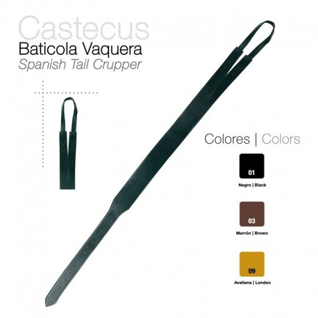 Baticola vaquera cuero Castecus