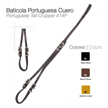 Baticola portuguesa cuero