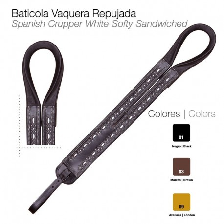 Baticola vaquera repujada