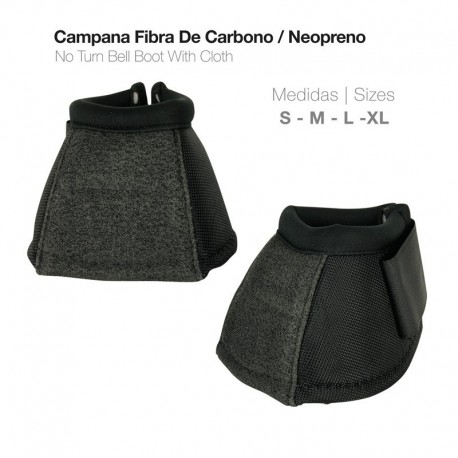 Campana fibracarbono y neopreno