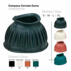 Campana cerrada goma