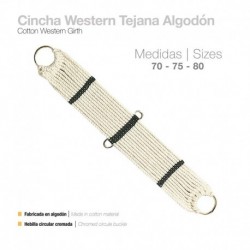 Cincha Western Tejana algodón