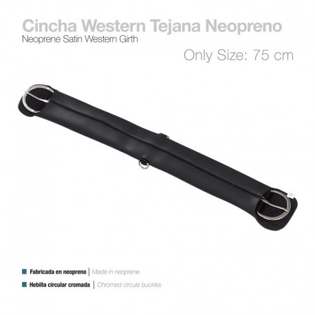 Cincha Western Tejana neopreno