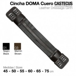 Cincha Doma cuero Castecus
