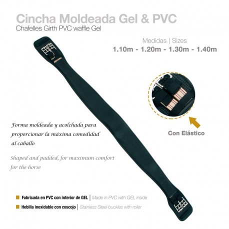 Cincha moldeada PVC y Gel