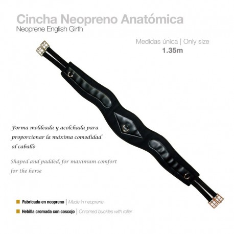 Cincha neopreno anatómica