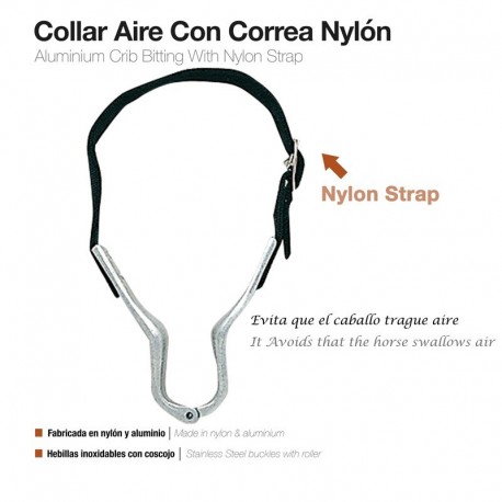 Collar aire con correa nylon