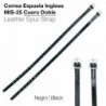Correa espuela Inglesa MIS-25 cuero doble