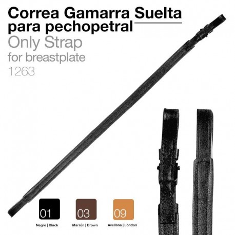 Correa gamarra suelta para pechopetral